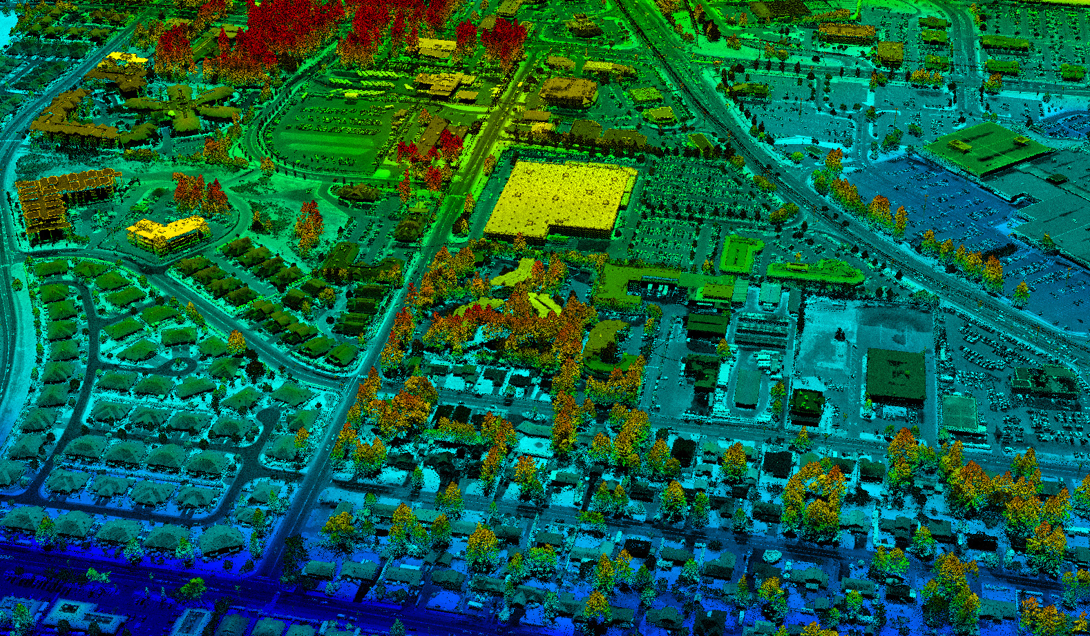 LiDAR sample, Nanaimo